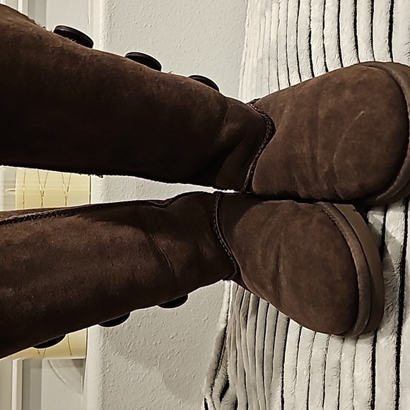 UGG Boots Bailey Button Triple, Size 5, brown - Picture 5 of 8